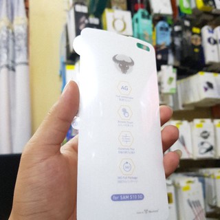 SAMSUNG S10 5G - DÁN PPF AG MỜ NHÁM CHỐNG VÂN TAY