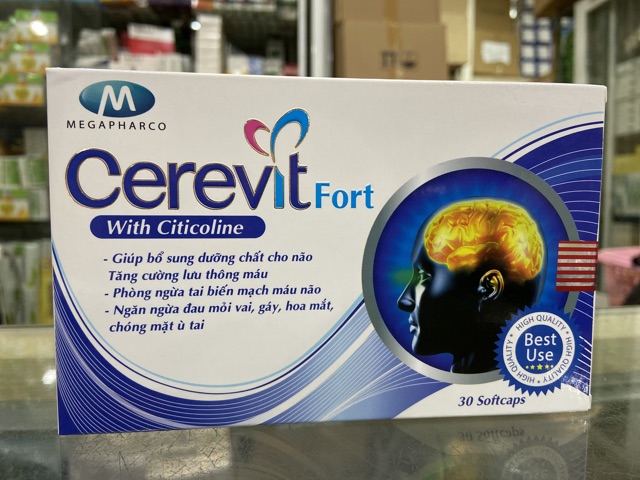 Viên bổ não Cerevit Fote (hộp 30 viên)