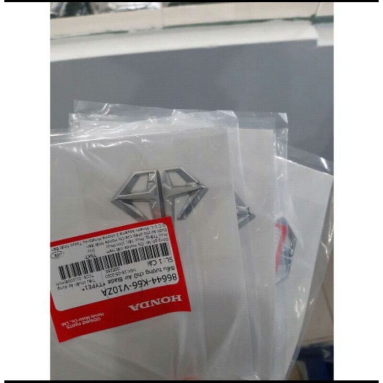 Tem AB biểu tượng AB airblade đỏ trắng 2016-2019chính hãng honda
