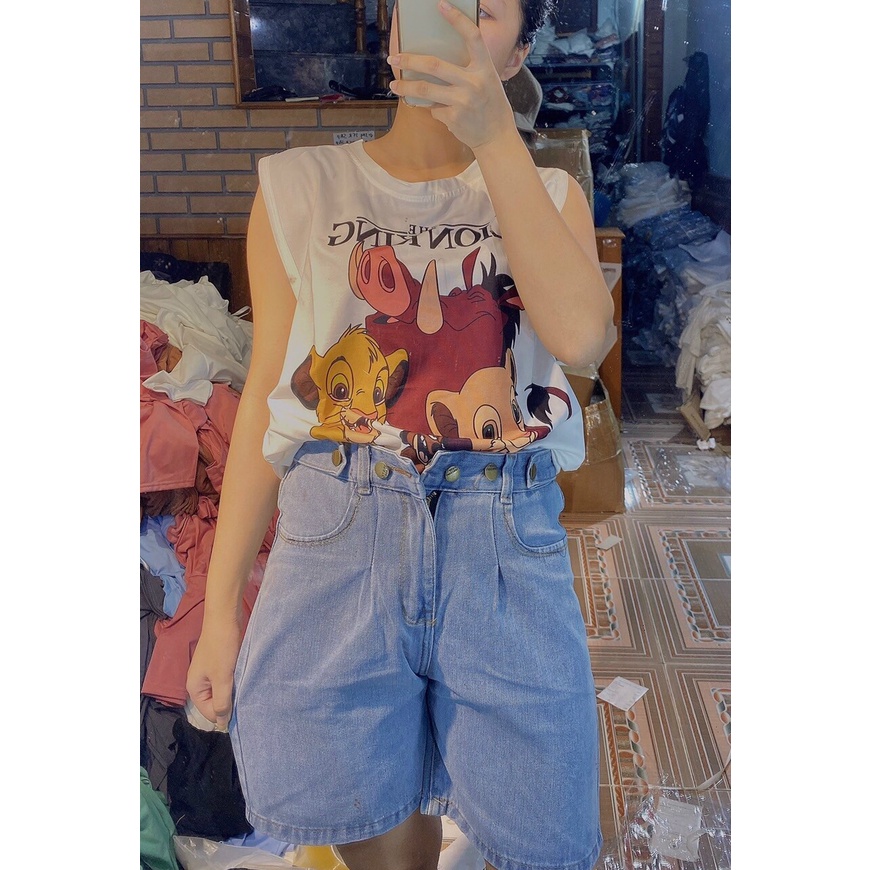 Áo Tank Top LION KING In Hình Họa Tiết