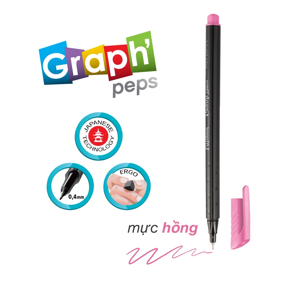 MAPED - Viết kim Graph' Peps 11 màu sắc - 1 cây