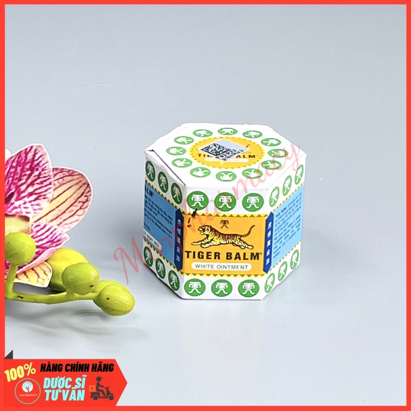 Dầu cù là con hổ trắng TIGER BALM WHITE giảm triệu chứng cảm cúm 19,4/30g -  Minpharmacy