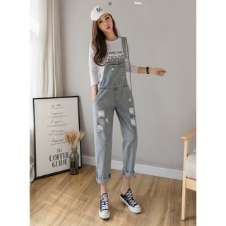 Quần Yếm jean Nữ HOT TREND Phiên Bản Hàn Quốc- B43