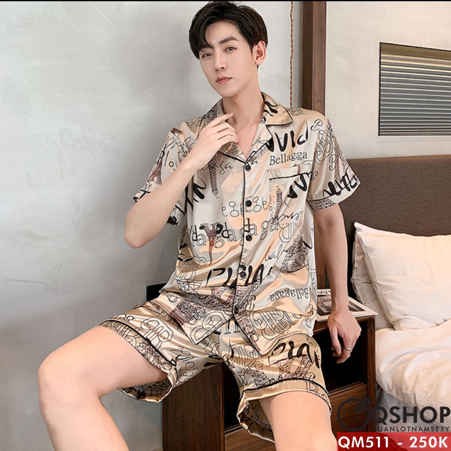 Bộ đồ pijama nam tay ngắn QSHOP QM511 - QM512 - QM513 - QM514