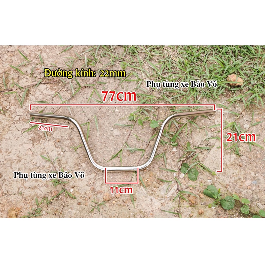 Ghi đông xe máy độ phong cách Bobber Dyna