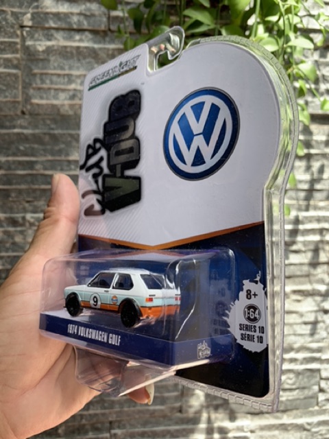 Greenlight - 1974 Volkswagen Golf Gulf - Xe mô hình tỉ lệ 1/64