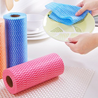 Cuộn khăn lau nhà bếp 50 miếng đa năng vải không dệt