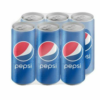 Lốc 6 Lon Nước Ngọt Có Gas Pepsi (330ml / Lon)