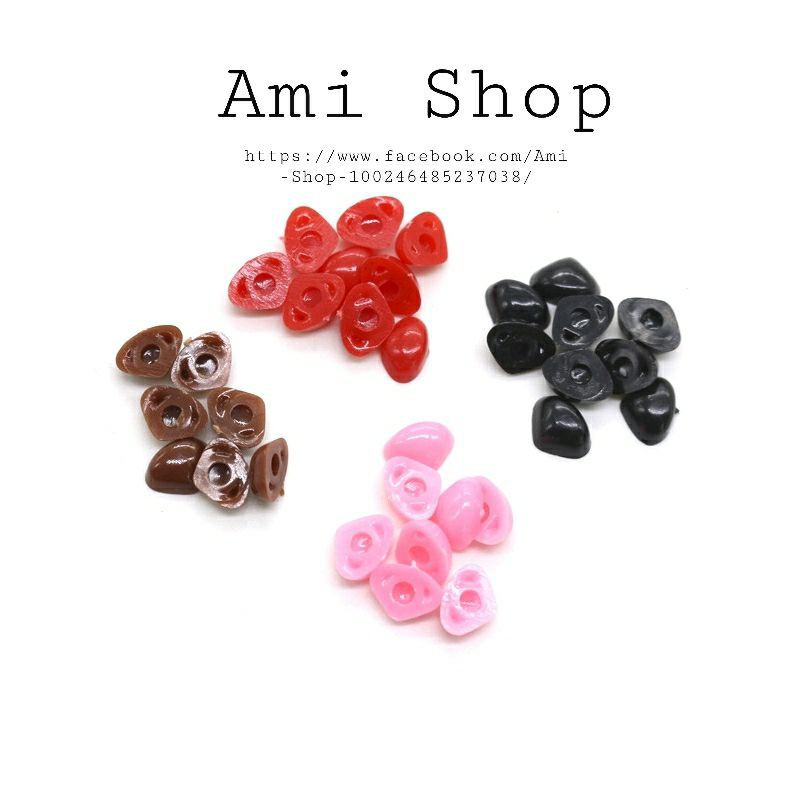 Mũi thú bông dán