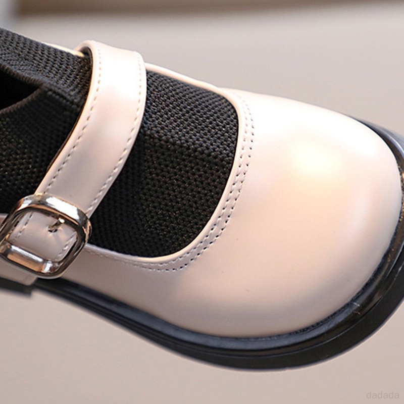 Giày Da Chống Trượt Phong Cách Anh Quốc Dễ Thương Cho Bé Gái