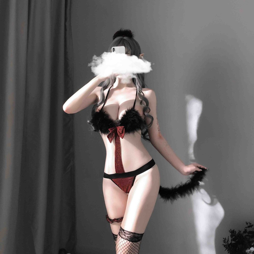 Set đồ ngủ Cosplay bé mèo gợi cảm L071 | BigBuy360 - bigbuy360.vn