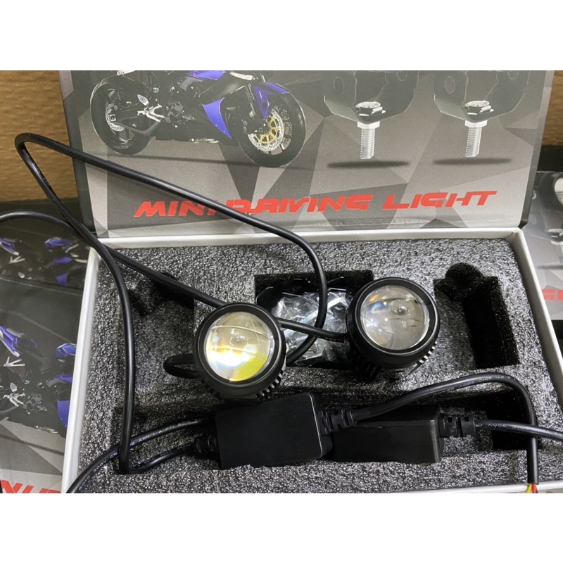 Đèn bi cầu mini 2 màu cos vàng pha trắng giá rẻ