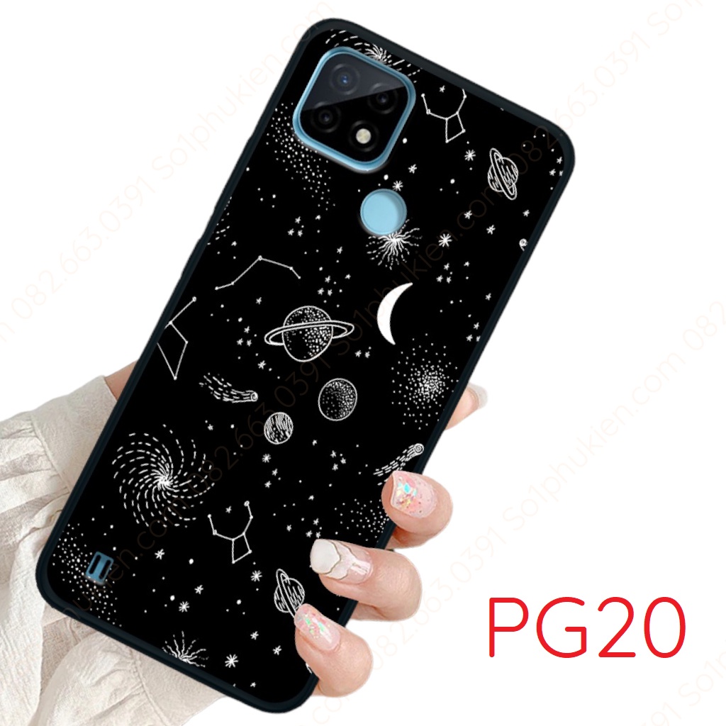 Ốp lưng điện thoại realme C21 C21Y C11 C12 C15 C20 dẻo in hình vũ trụ, ngân hà cực hot