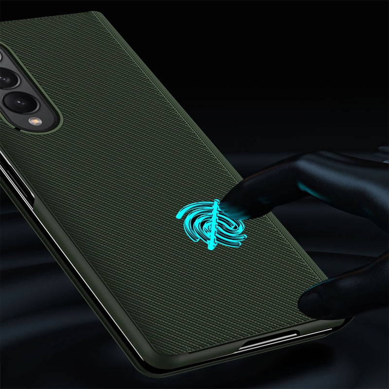 Ốp lưng Samsung Galaxy Z Fold 4 5G ốp điện thoại ZFold 2 ốp ZFold 3 case W21 F9160 W22 F9260 W23 F9360 casing Folder 4 Ốp Điện Thoại Sợi Carbon Bảo Vệ Toàn Diện Cho ZFold2 ZFold3 ZFold4