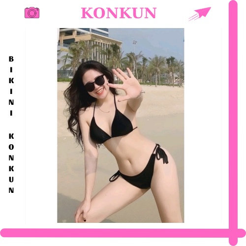 Bikini 2 mảnh tam giác sexy nhiều màu KONKUN MS26