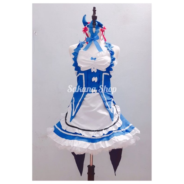 (Có sẵn) Trang phục Ram Rem cosplay