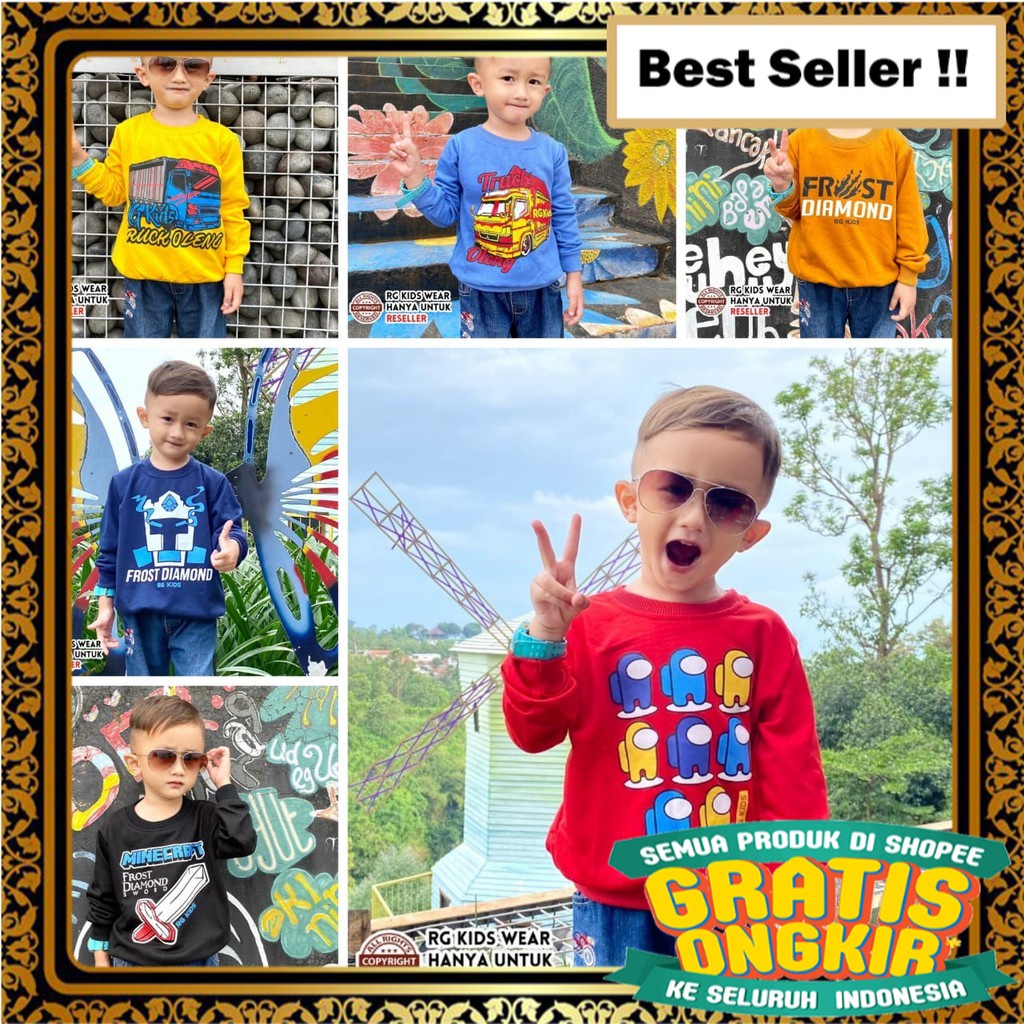 Áo HOODIE Thiết Kế Mới Hợp Xu Hướng Hợp Thời Trang / RGKIDS 1-8 Tuổi Cho Trẻ Em Và Nam Và Nữ Bán Sỉ Mới Nhất