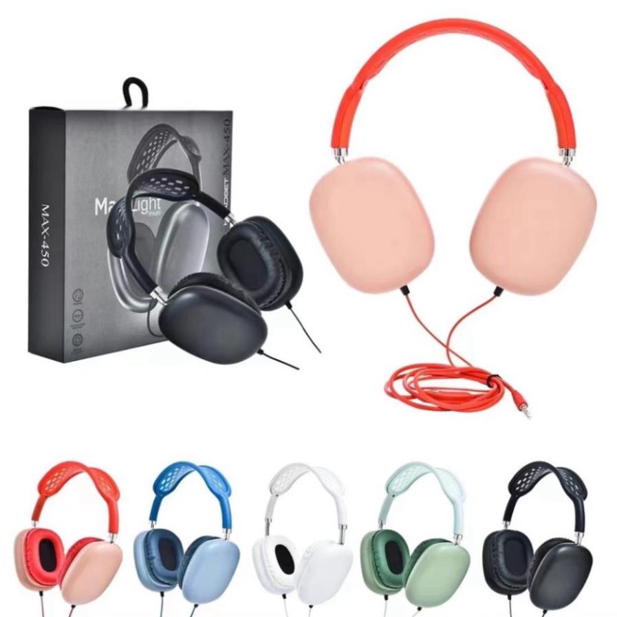 Tai Nghe Chụp Tai Có Dây MAX450 Âm Thanh Nổi , Bass Chắc Khỏe Dùng Cho Điện Thoại Máy Tính