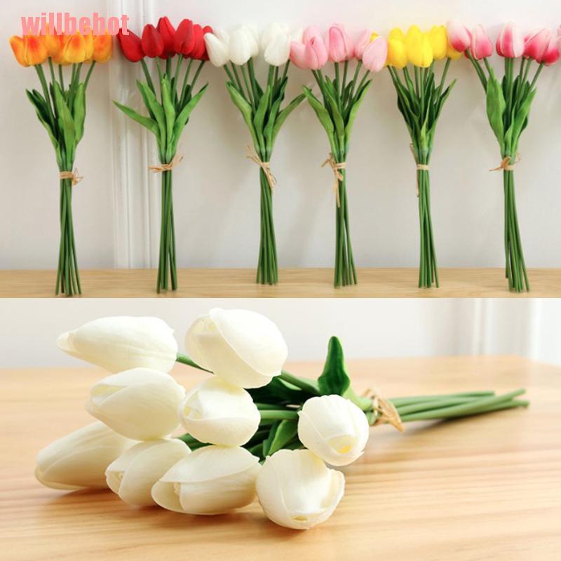 Bó Hoa Tulip Giả Trang Trí Tiệc Cưới Xinh Xắn