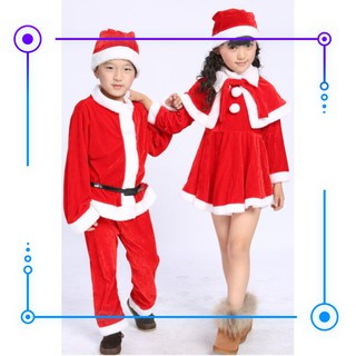 [sale sập sàn] Bộ đồ và váy Noel cho bé từ 4-8 tuổi