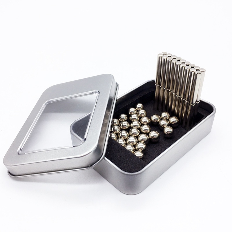 Bộ Đồ Chơi Xếp Hình Nam Châm Buckyball 36 Thanh 27 Bi, Thanh Nam Châm Xếp Hình Sáng Tạo Thông Minh