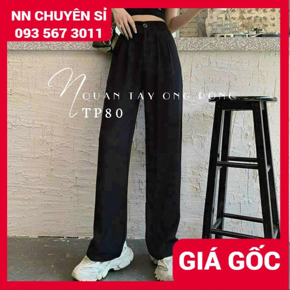 HÀNG ĐẸP ⚡HÌNH THẬT CHỤP TẠI SHOP⚡ QUẦN TÂY ỐNG RỘNG - QUẦN ỐNG RỘNG CÓ NÚT TP80