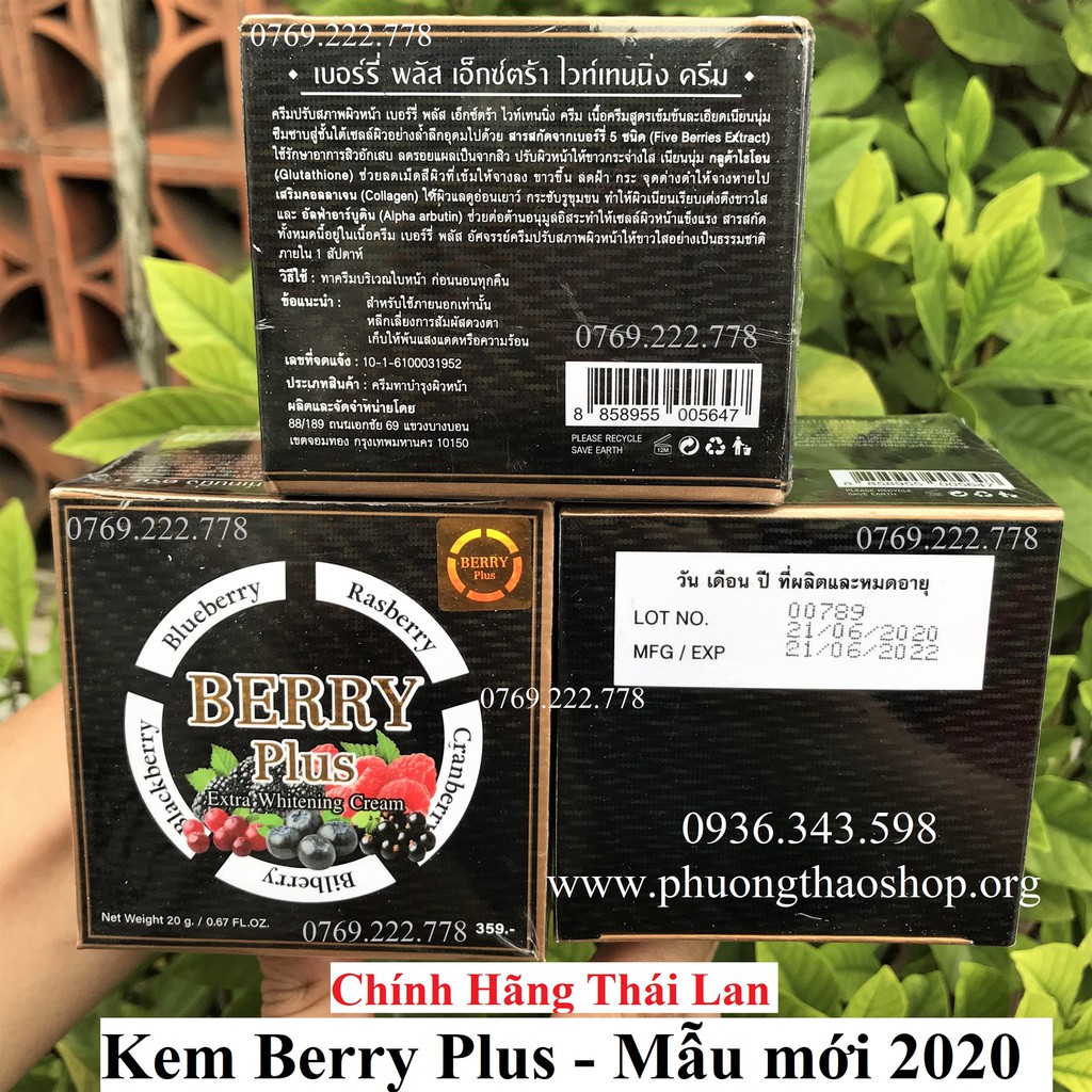 KEM BERRY PLUS THÁI LAN (Chính Hãng) | BigBuy360 - bigbuy360.vn
