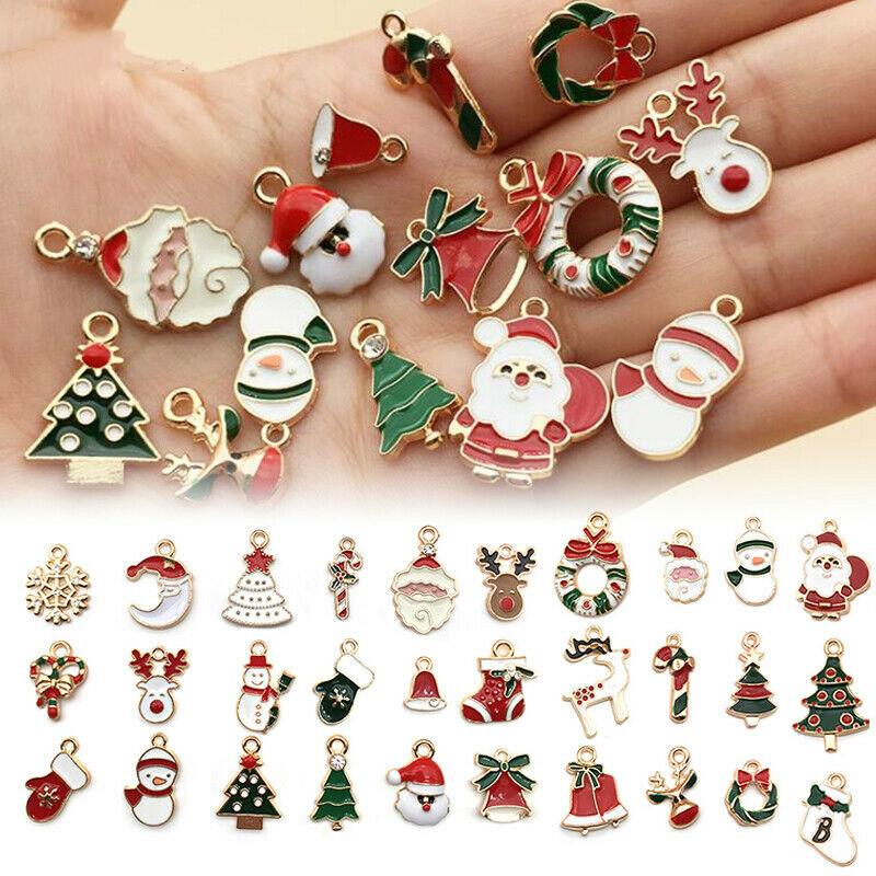 Mặt trang trí tráng men nhiều kiểu tiện lợi cho cây thông noel