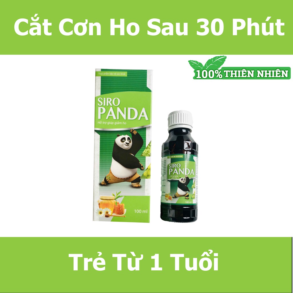 Siro Ho Trẻ Em Panda Lọ 100ml