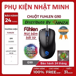 (GIÁ SỈ) Combo 20 cái chuột FUHLEN G90 chính hãng ninza phân phối bảo hành 24 tháng lỗi 1 đổi 1