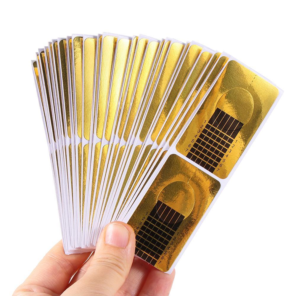 XIANTIN Set 50 / 100 Khuôn Hỗ Trợ Nối Dài Móng Tay Chuyên Dụng