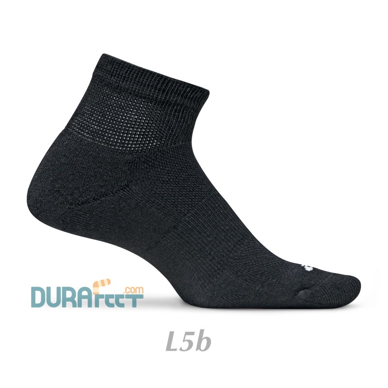 Combo 5 đôi - Tất Feetures xuất Mỹ cổ lửng chơi thể thao siêu bền, không bai dão, khử mùi, kháng khuẩn