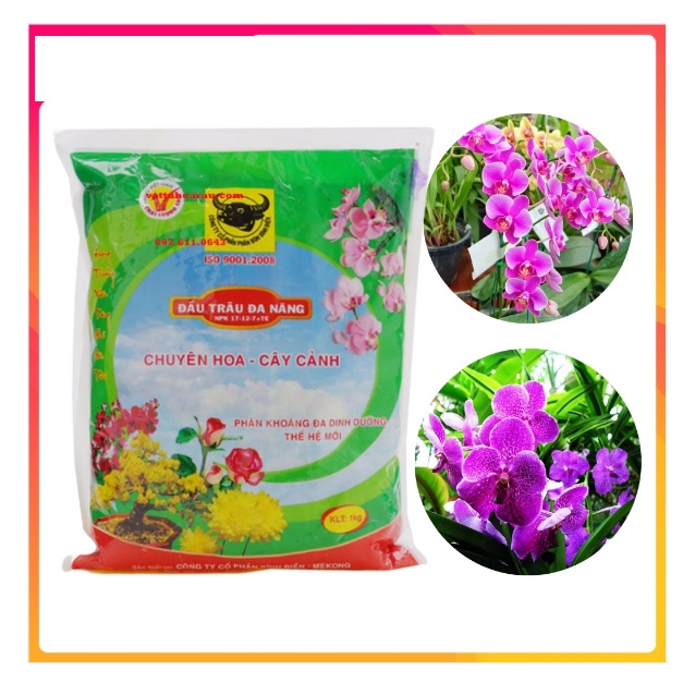 PHÂN BÓN RỄ ĐẦU TRÂU MK KHOÁNG ĐA NĂNG THẾ HỆ MỚI NPK 17 12 7 (NPK 17-12-7) 1KG 887