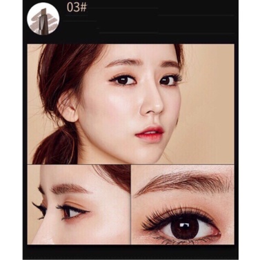 Chì Kẻ Mày 2 Đầu Lameila Color Geometry [Vỏ Nâu NO.783] - Màu nâu #3