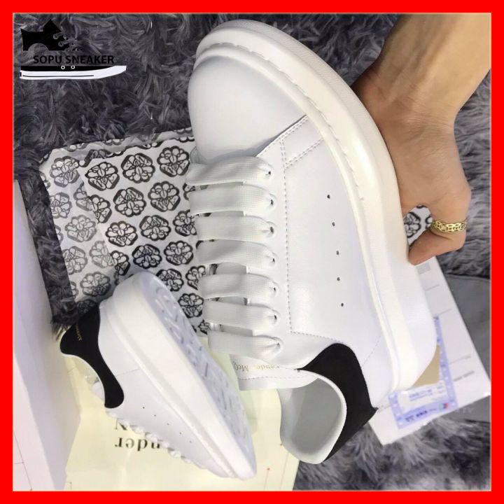 Giày thể thao MCQ Gót Nhung [HỖ TRỢ ĐỔI TRẢ] Dây Lụa Sang Trọng | BigBuy360 - bigbuy360.vn