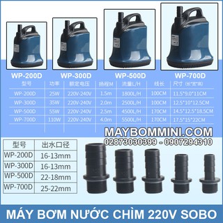 Máy Bơm Chìm 220V Sobo WP-300D