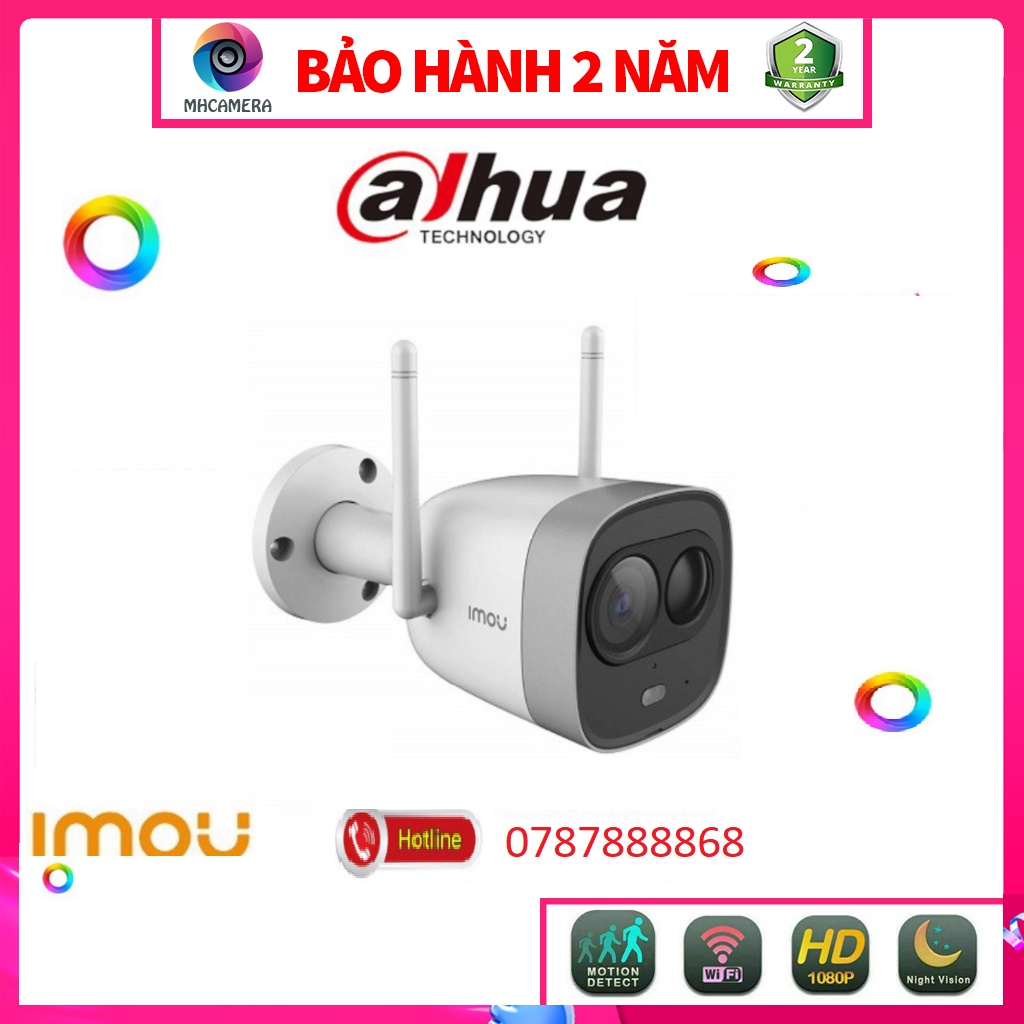 Camera IP 2.0M WiFi Ngoài Trời IMOU G26EP C26EP 1080P FULLHD Còi Hú , Màu Sắc Ban Đêm Dahua Việt Nam G22P G42P