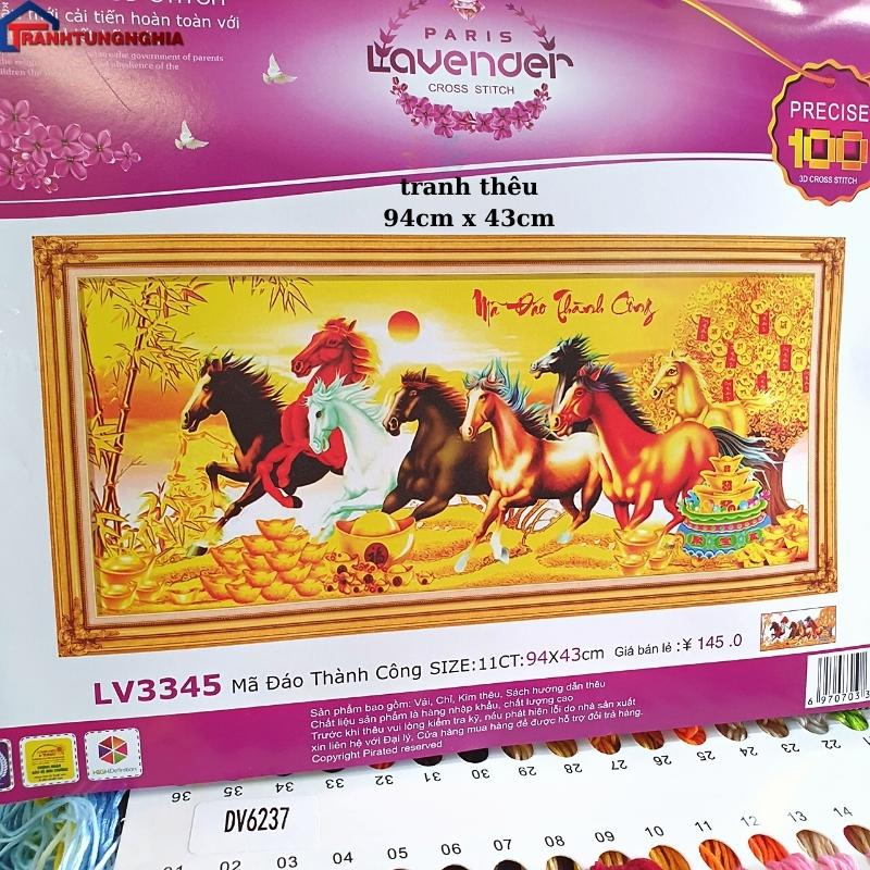 Tranh đính đá, tranh thêu chữ thập mã đáo thành công