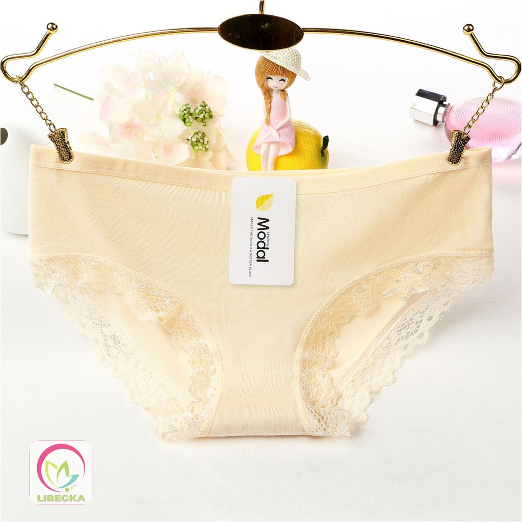 Quầnlót nữ quần lót cotton phối viền ren cao cấp kháng khuẩn Nhật giá siêu rẻ QLN06