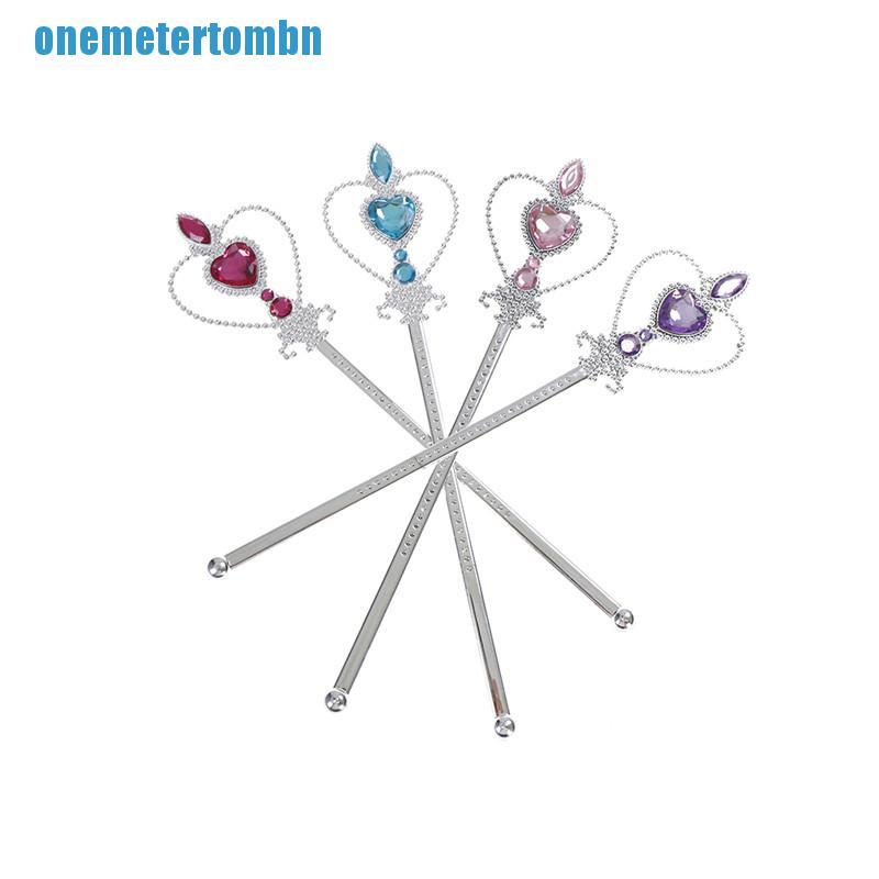 1 Bộ Vương Miện Công Chúa Pha Lê + Đũa Phép Thuật Cho Bé Gái