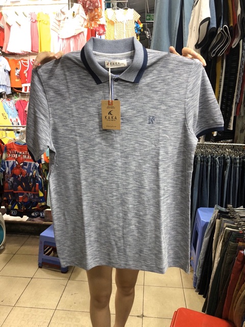 ÁO THUN NAM SIZE ĐẠI CỔ BẺ MÀU TRƠN MỚI CẬP BẾN D | BigBuy360 - bigbuy360.vn