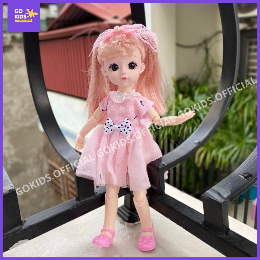 Búp bê ella mắt đá,có khớp cao cấp, cao 30 cm ( ảnh/video shop chụp)