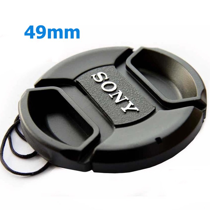 Lens cap nắp đậy ống kính chữ Sony phi 49mm cho lens Sony E18- 55mm