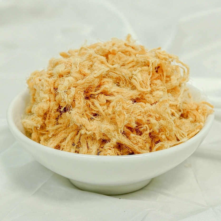 Chà bông thịt nạc, ruốc heo ăn chào trắng, bánh mì, làm cơm cháy túi 120g