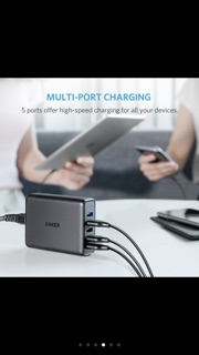 Sạc Anker Powerport Speed 5 cổng USB