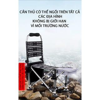 Ghế ngồi câu cá địa hình đa năng 07