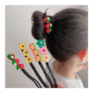 (sỉ=lẻ) THANH QUẤN TÓC, BÚI TÓC HÌNH HOA QUẢ SIÊU YÊU CHO BÉ