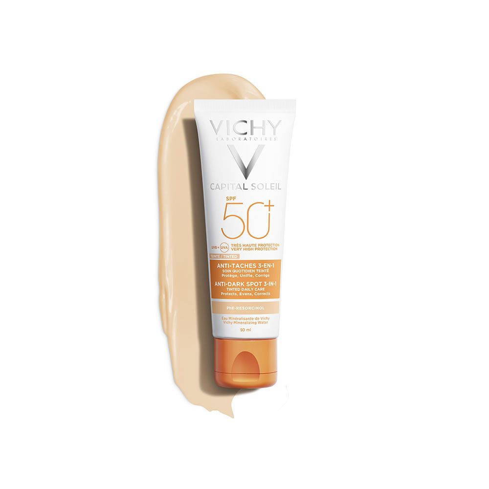 Bộ Đôi Kem Chống Nắng giảm thâm nám ngăn sạm da (Có Màu) SPF50+++ 50ml + Dưỡng Chất Khoáng Cô Đặc Minéral 89 10ml