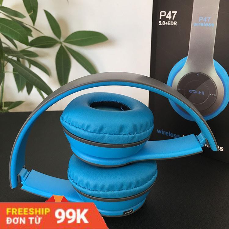 Tai nghe bluetooth P47 cao cấp tainghe bluetooth phiên bản mới nhất 5.0