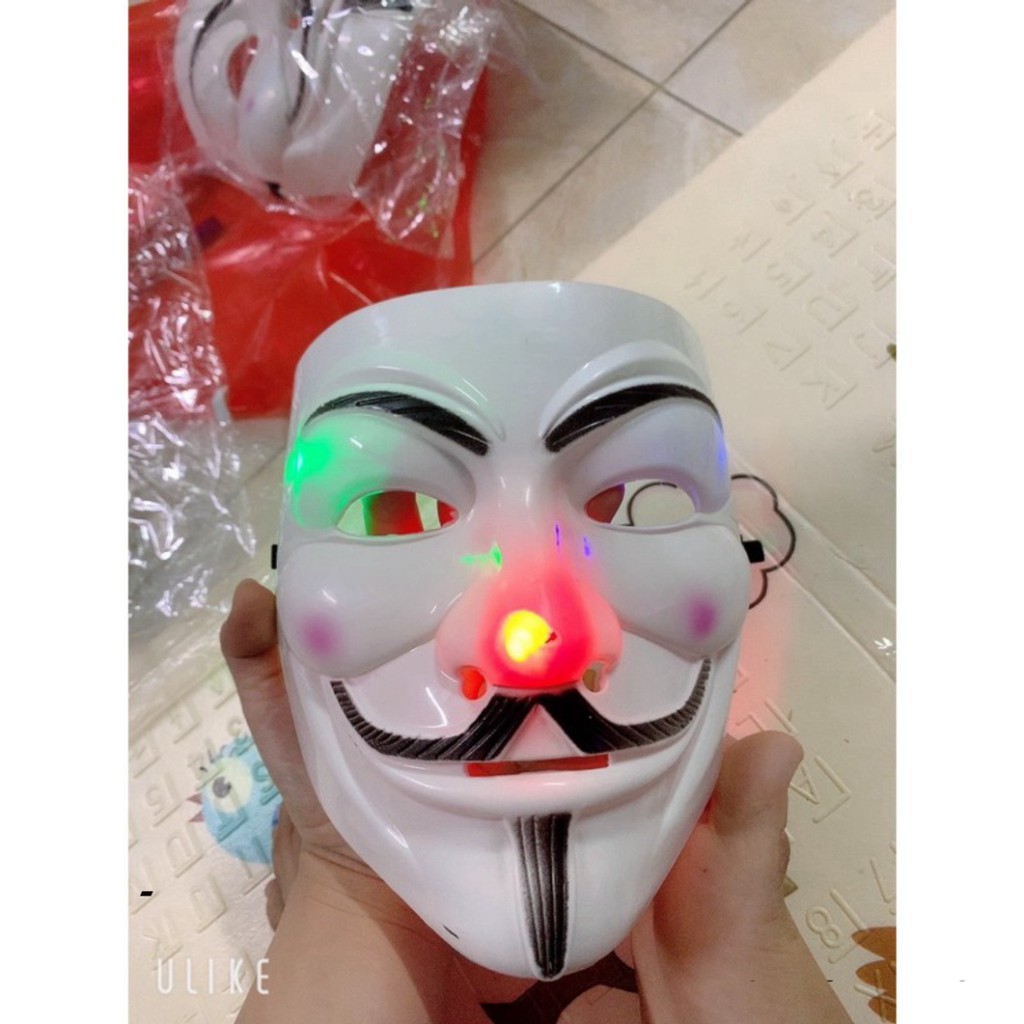 MẶT NẠ HACKER CÓ ĐÈN LED